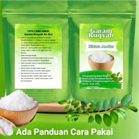 Jual Garam RUQYAH DIDARA AN NUR 500GR Sudah Di Asma Media Penangkal