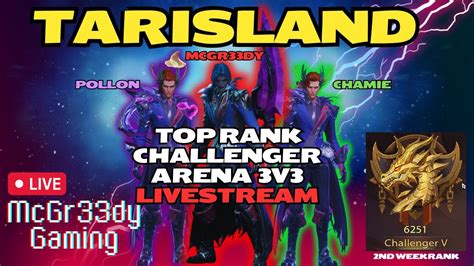 Tarisland Pvp Arena V Live Top Ranking Challenger Shadow