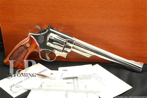 Immaculate Nickel Smith And Wesson Sandw Model 29 2 44 Magnum 8 38″ W