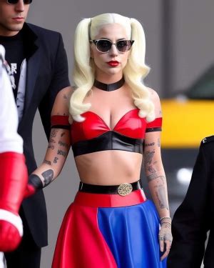 Lady Gaga como Harley Quinn Se filtran supuestas fotografías de las