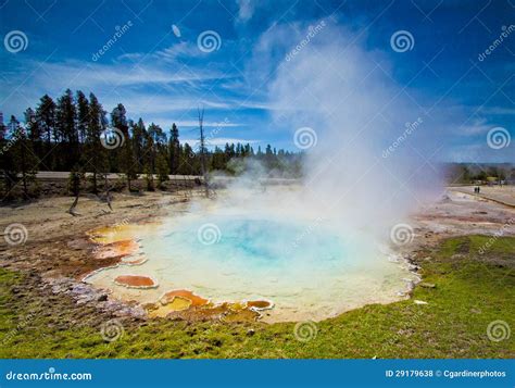 Geothermal Hot Spring Stock Photo Image Of Volcanic