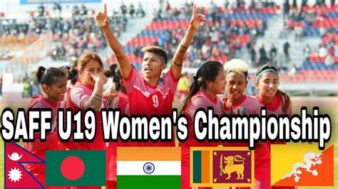 नेपाल Womens फुटबल Team Bangladeshमा Saff U19 Womens Championship Nepal Bangladesh India