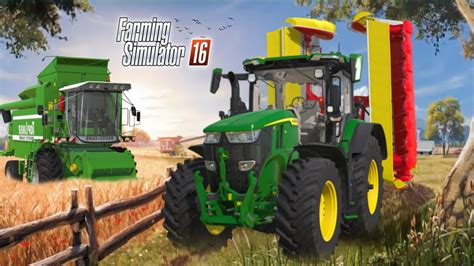 Mega Corn Work With New John Deere Tractor In Fs Fs Multiplayer