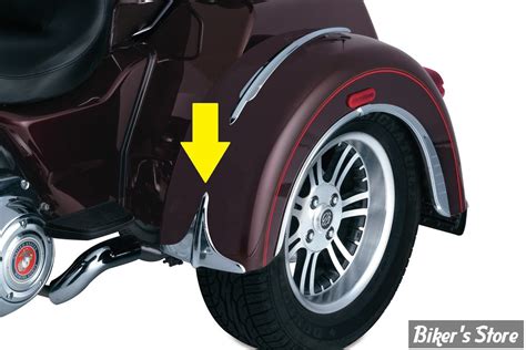 Bavettes De Garde Boue Trike Hd Kuryakyn Leading Edge Rear Fender