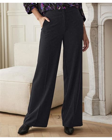 Wide Leg Trousers Trousers Damart Co Uk