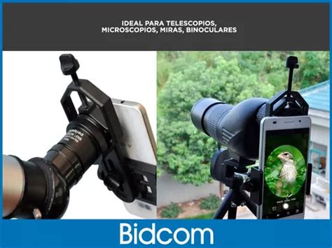 Adaptador Soporte Celular Para Telescopios Y Microscopios En Venta En