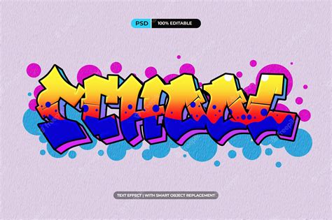 Premium Psd Graffiti Text Effect Editable