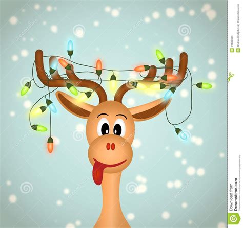 Funny Christmas Reindeer Clipart Clipground