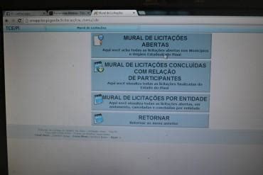 Site Do Tce Pi Disponibiliza Consulta S Licita Es Estaduais E