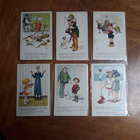 Fantaisie Illustrateur MICH Cartes Postales Ensemble De Catawiki