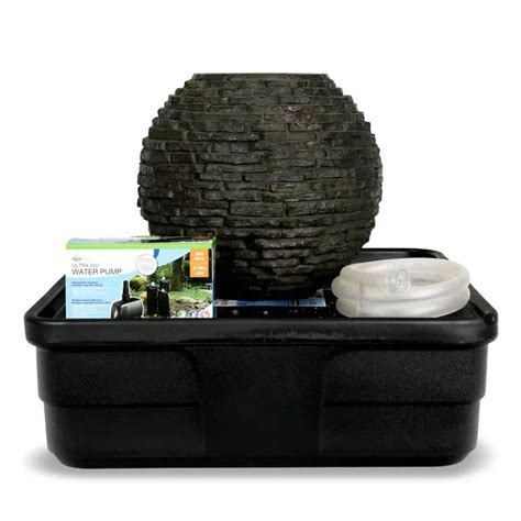 Slate Urn Fountain Kit Outdoor Fountains By Aquascape