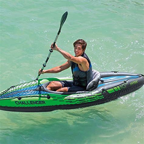 Intex Challenger Kayak Inflatable Kayak Set With Aluminum Oars And