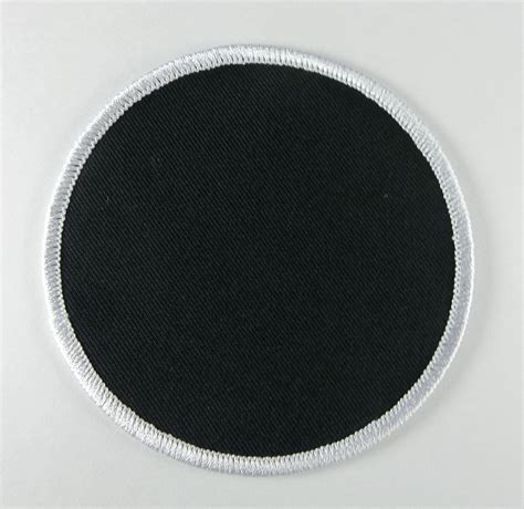 Patch Vierge Rond Noir De 35 Pouces Avec Bordure Blanche Etsy Canada