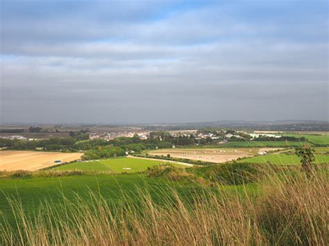 Old Sarum Castle Ruins In Salisbury Stock Photo - Download Image Now ...