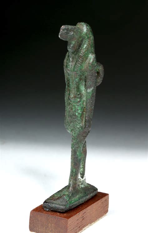 Sold Price: Egyptian Bronze Striding Nehebkau Serpent-Headed Deity - September 4, 0117 7:00 AM MDT