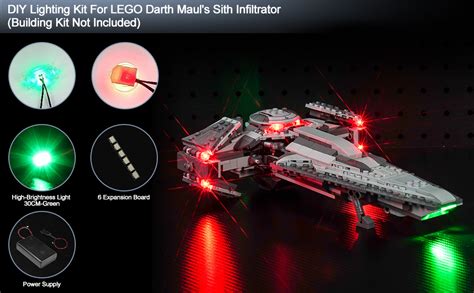 Amazon BrickBling LED Light Compatible With Lego Darth Maul S Sith