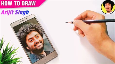 Arijit Singh Sketch How To Draw Arijit Singh Step By Step Arijit