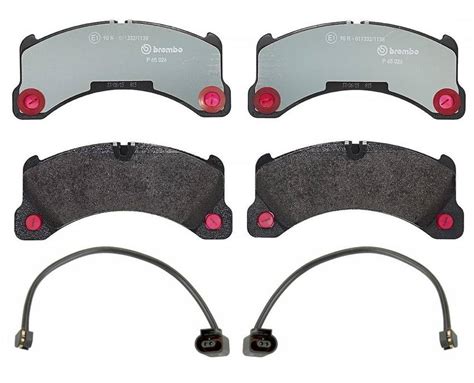 Porsche Brakes Set Kit Pads Front Low Met With Sensors