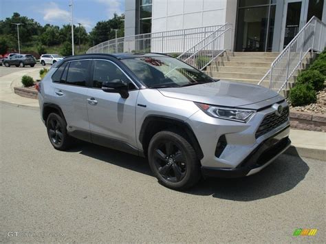 2020 Silver Sky Metallic Toyota Rav4 Xse Awd Hybrid 142601126 Photo