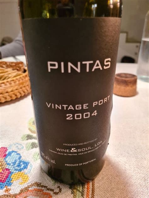 2004 Wine And Soul Porto Vintage Pintas Portugal Douro Porto