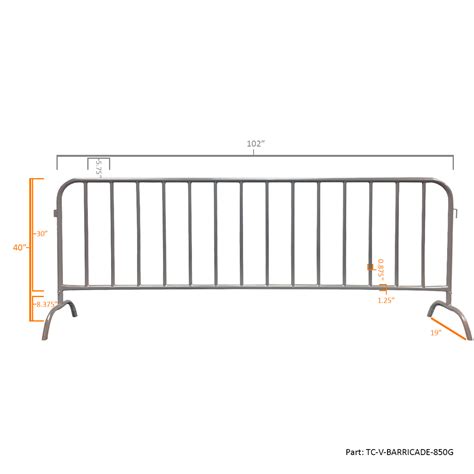 Electriduct Galvanized Steel Interlocking Barricades