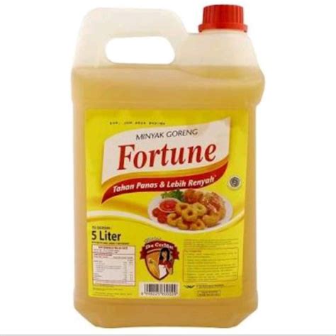 Jual MINYAK GORENG FORTUNE 5 LITER ORIGINAL SEGEL PABRIK SURABAYA