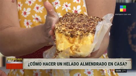 C Mo Hacer Un Helado Almendrado En Casa Youtube