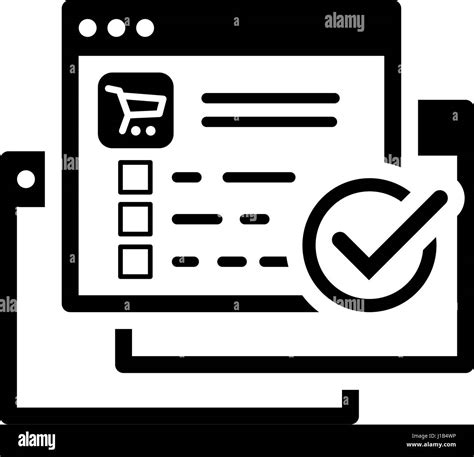 Order Processing Icon Flat Design Stock Vector Image Art Alamy