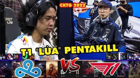 Cktg Highlight C Vs T Faker L A Pentakill Cho Gumayusi