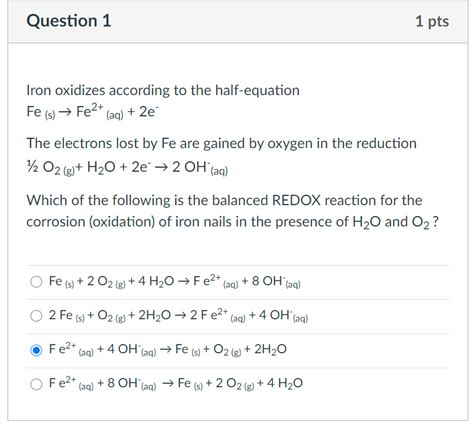 Half Equations For Rusting Of Iron Tessshebaylo