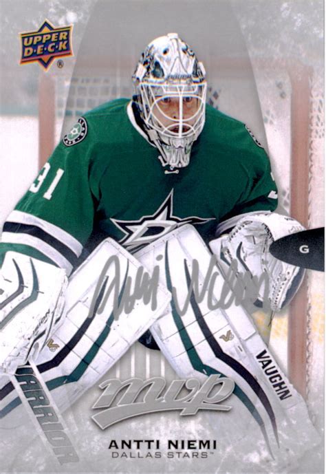 2016 17 Upper Deck MVP Silver Script 43 Antti Niemi EBay