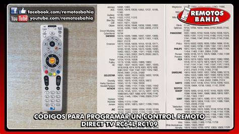 Códigos Para Programar Control Universal