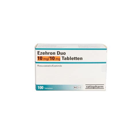 Ezehron Duo 10 Mg 10 Mg Tabletten 100 Stk Online Kaufen