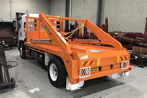 Hyva 8 Tonne Skip Loader Ng2008 Ta Truck Cranes Geelong Melbourne