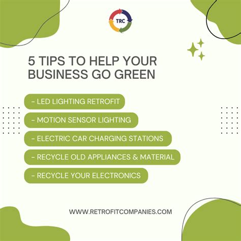 5 Tips To Help Your Business Go Green