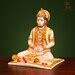 Hanuman Statue 20 CM Meditating Lord Hanuman Idol Rama Etsy