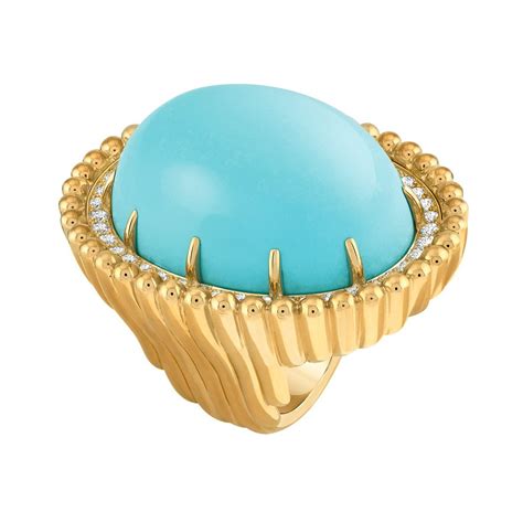 Van Cleef Arpels launches the Perles d Été turquoise jewelry