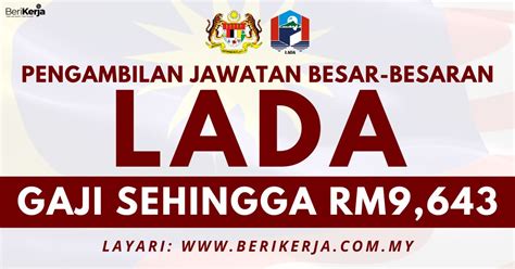 Pengambilan Jawatan Besar Besaran Di Lada Banyak Jawatan Ditawarkan