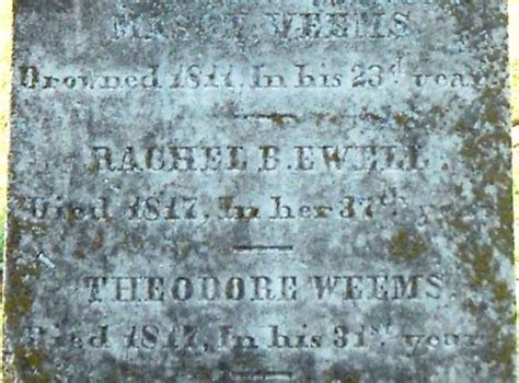 Theodore Weems Homenaje De Find A Grave