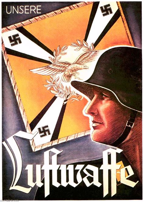 Impresiones Sobre Lienzo Vendimia Cartel De La Propaganda Nazi