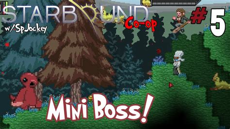 Starbound Co Op Let S Play ITA Ep 5 Mini Boss W SpJockey YouTube