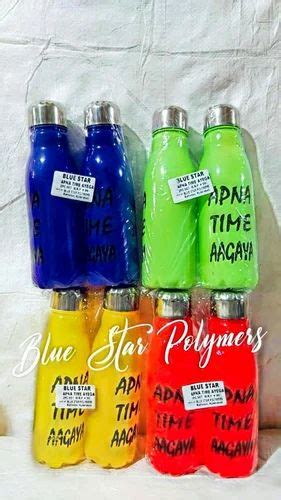 APNA TIME AAYEAG 2PC STEEL CAP 500ML WATER BOTTLE At Rs 20 Piece