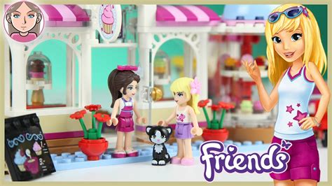 Lego Friends Heartlake Cupcake Cafe 41119 Unbox Build Review And Play