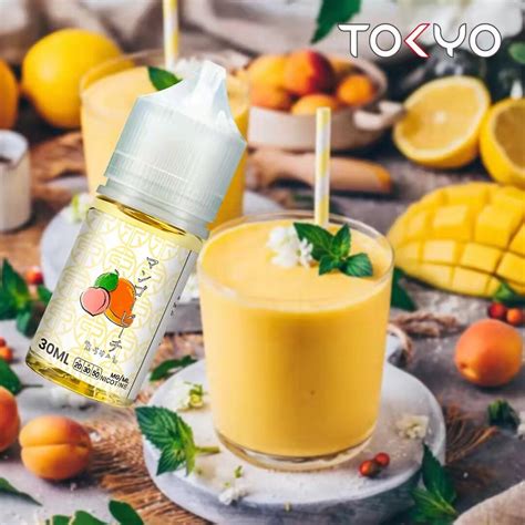 SALTNIC Tokyo Ejuice Saltnic Iced Mango Peach 30 50mg USA แทพรอม