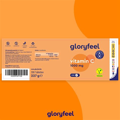 Gloryfeel Vitamin C Tabletten St Shop Apotheke