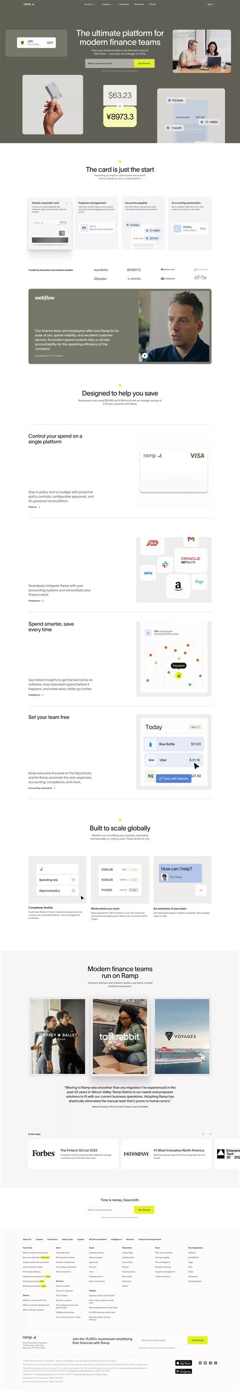 Ramp Corporate Cards And Finance Automation That Scales On Landbook