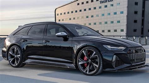 2021 AUDI RS6 AVANT WITH MAXTON DESIGN BODYKIT BLACKED OUT EVEN