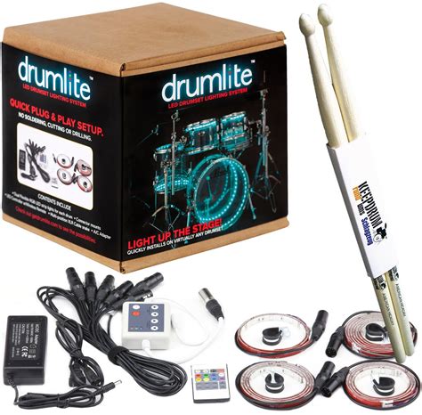 Drumlite Dlk7d Led Drumset Beleuchtung System Für Amazonde Elektronik