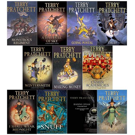 Terry Pratchett Discworld Novels Series 7 And 8 11 Books Collection Set Terry Pratchett