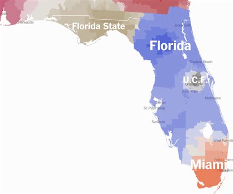 N.C.A.A. Fan Map: How the Country Roots for College Football - The New ...